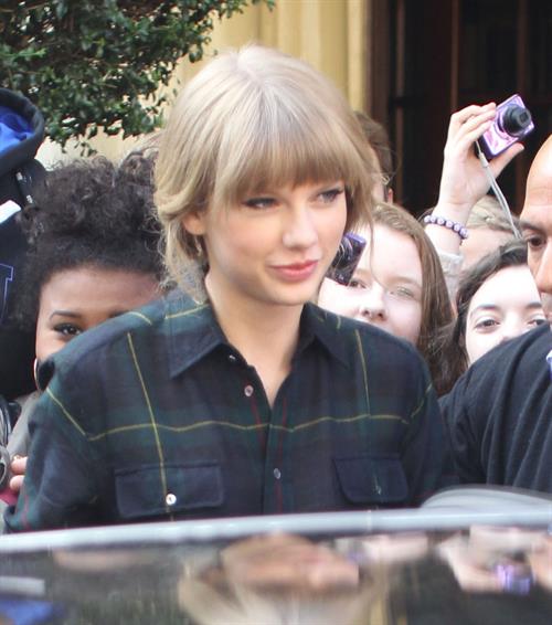 Taylor Swift leaving her hotel in London 10/6/12