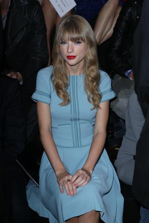 Taylor Swift at Elie Saab Spring Summer 2012/13 fashion show in Paris 10/3/12 