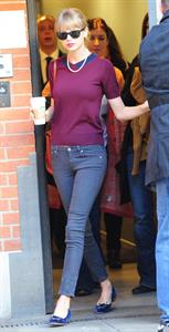 Taylor Swift out and about in London October 4, 2012