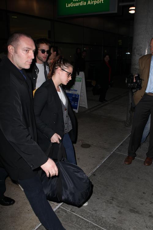 Kristen Stewart at JFK Airport in New York City 11/23/12 