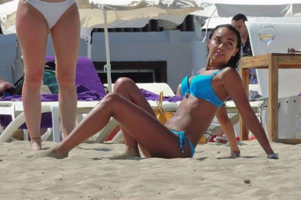 Leigh Anne Pinnock in a bikini