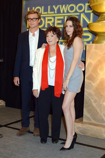 Kristen Stewart at Hollywood Foreign Press Association's Cecil B. Demille Award presentation in Beverly Hills 11/1/12