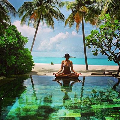 Mădălina Diana Ghenea in a bikini