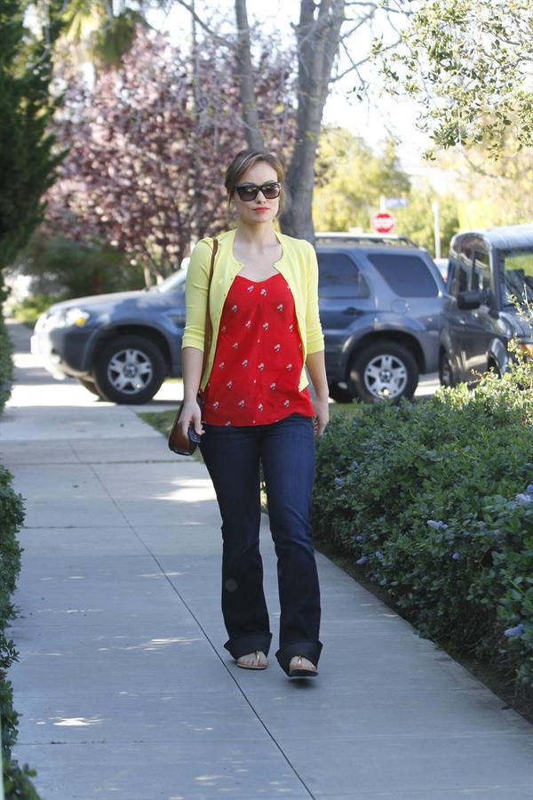Olivia Wilde walking in Santa Monica on March 3, 2012 