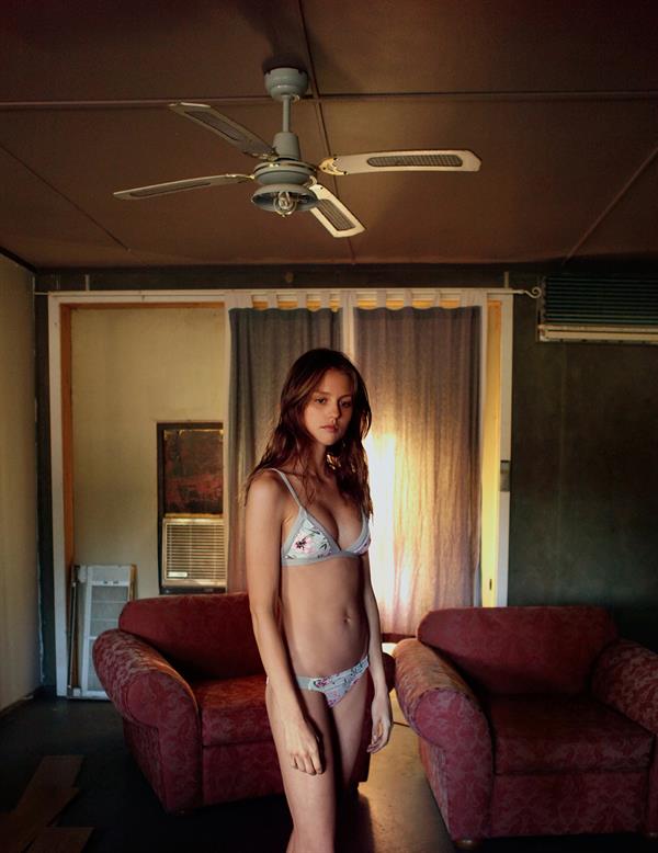 Isabelle Cornish in lingerie