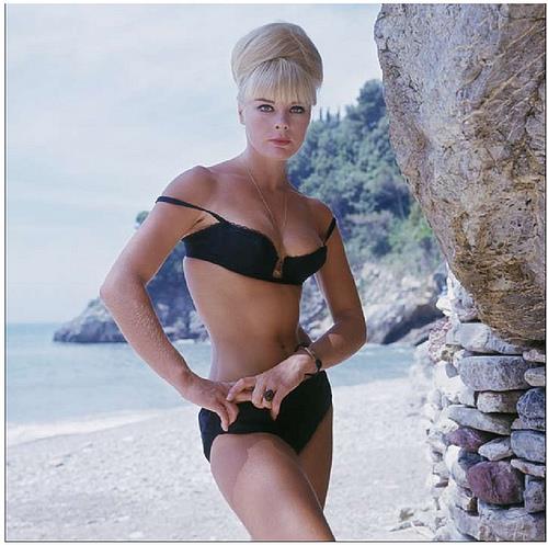 Elke Sommer in a bikini