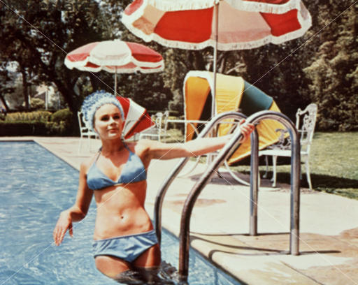 Elke Sommer in a bikini