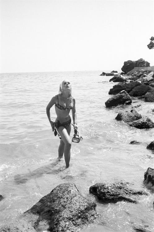 Elke Sommer in a bikini