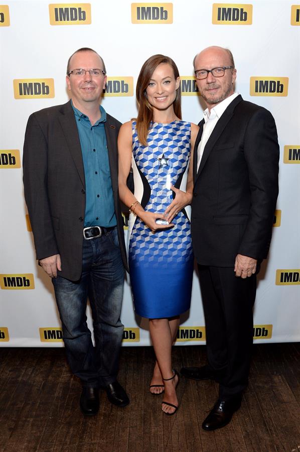 Olivia Wilde Receives IMDb's First-Ever  STARmeter Award  At TIFF 2013 - September 9, 2013 