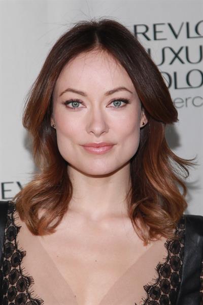 Olivia Wilde at the Revlon Luxurious ColorSilk Buttercream launch in NYC 07.02.13 