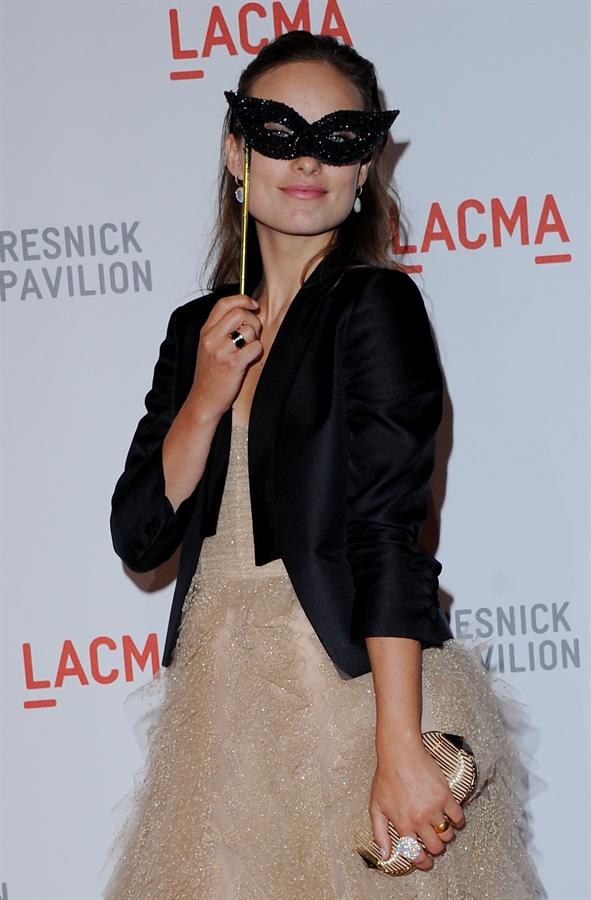 Olivia Wilde lacma presents The Unmasking of Resnick Pavilion Opening Gala September 25, 2010 