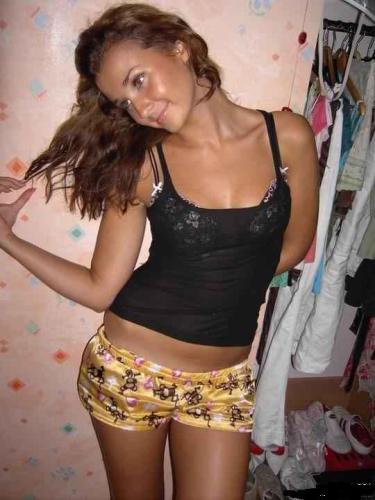 Anonymous in lingerie