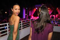 Zoe Saldana Hosts a New Year's Eve bash at James Royal Palm Hotel in Miami Beach December 31-2012 