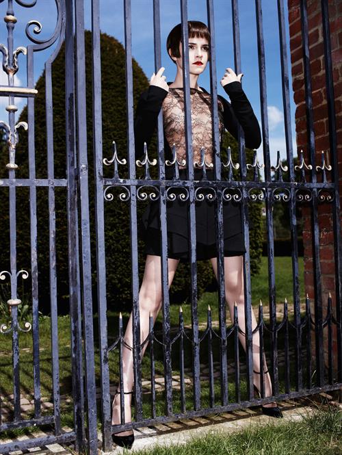 Emma Watson Alei Lubomirski photoshoot 2011 for Harper's Bazaar 