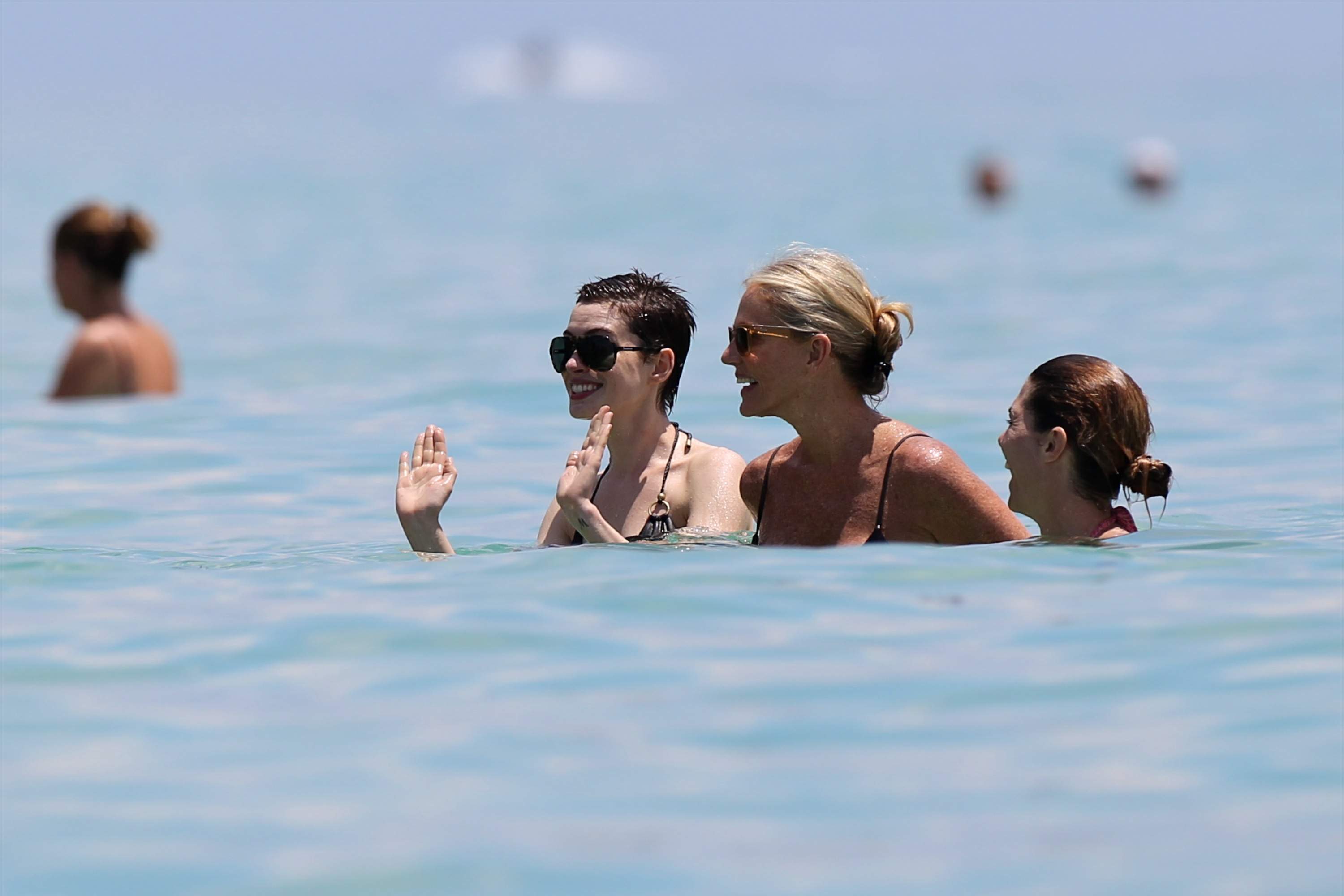Anne Hathaway on a Beach in Miami 11 05 12 