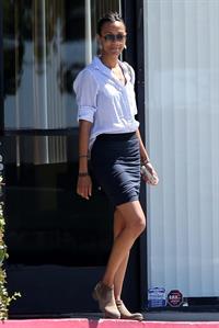 Zoe Saldana in Studio City 7/24/12  