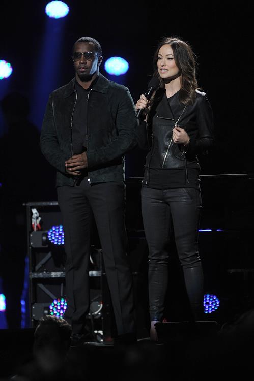 Olivia Wilde at the Hurricane Relief Concert in New York City - December 12, 2012 