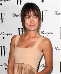 Olivia Wilde W Magazine Golden Globe party at Chateau Marmont on January 14, 2011