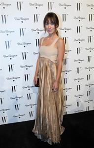 Olivia Wilde W Magazine Golden Globe party at Chateau Marmont on January 14, 2011