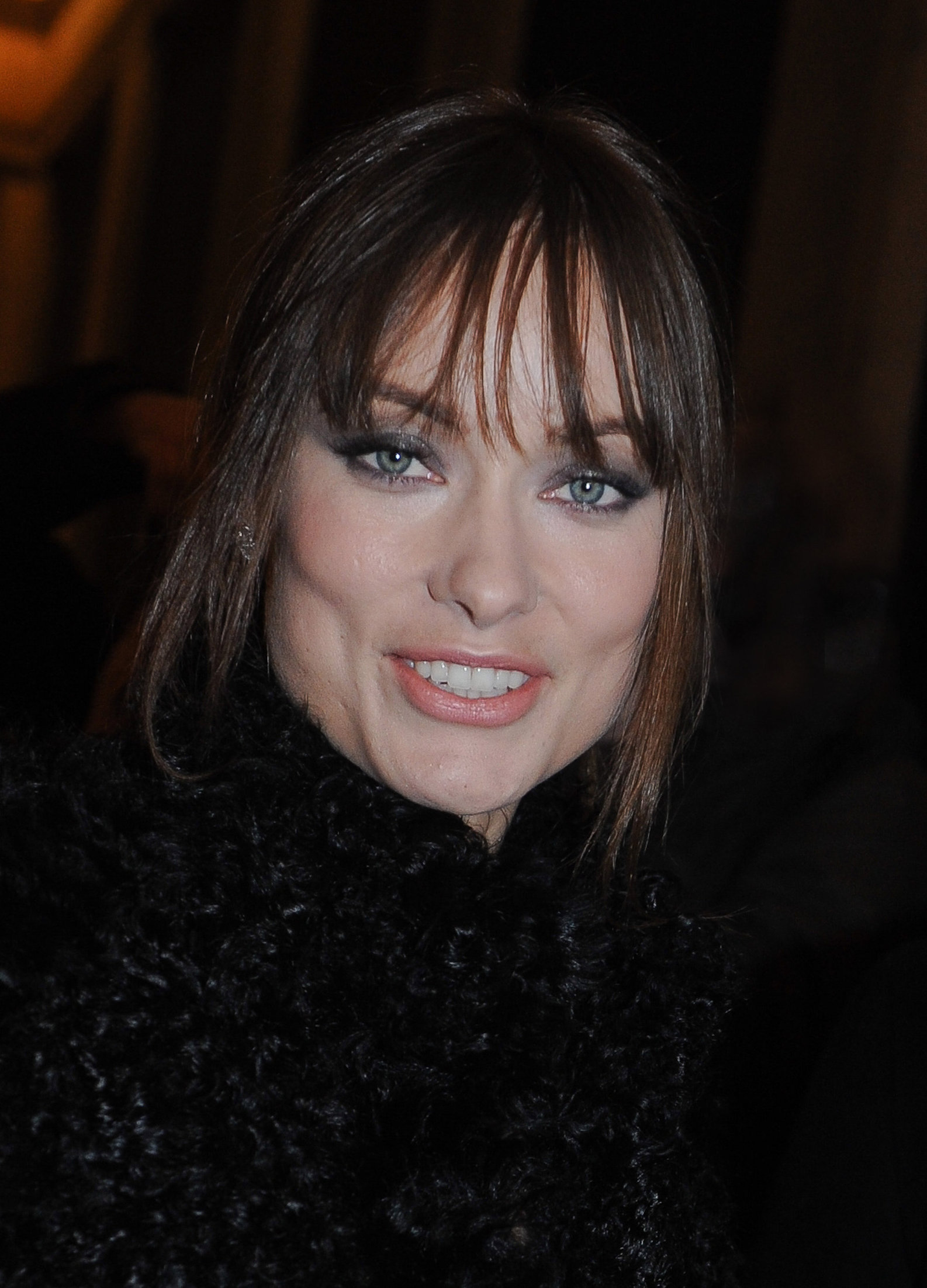 Olivia Wilde Giorgio Armani fashion show during Paris fashion week January 24, 2011 