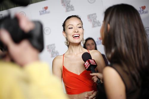 Olivia Wilde Artists for Haiti Benefit at Track 16 Gallery on January 28, 2010 in Santa Monica California 