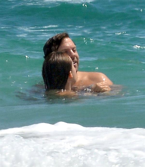 Olivia Wilde in a Bikini on the beach in Wilmington,North Carolina 8/22/12 