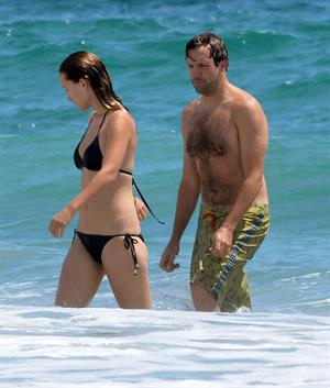Olivia Wilde in a Bikini on the beach in Wilmington,North Carolina 8/22/12 
