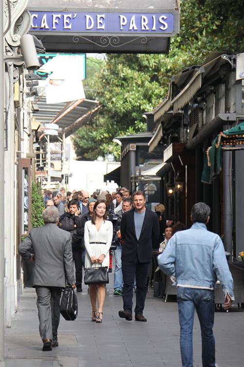 Olivia Wilde Filming  Third Person  in Rome (10/17/12) 