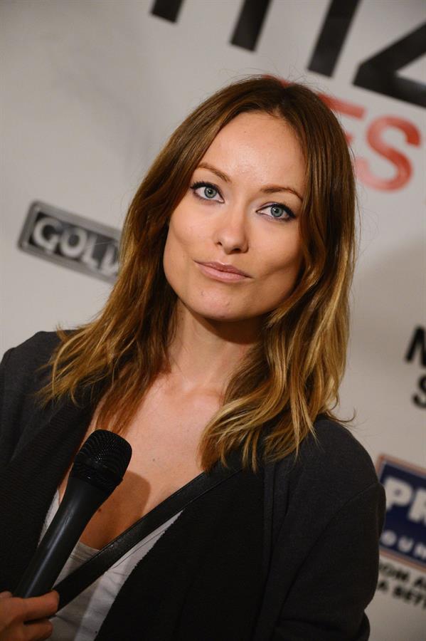 Olivia Wilde The Global Citizen Festival in Central Park to End extreme poverty on September 29, 2012 