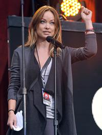 Olivia Wilde The Global Citizen Festival in Central Park to End extreme poverty on September 29, 2012 