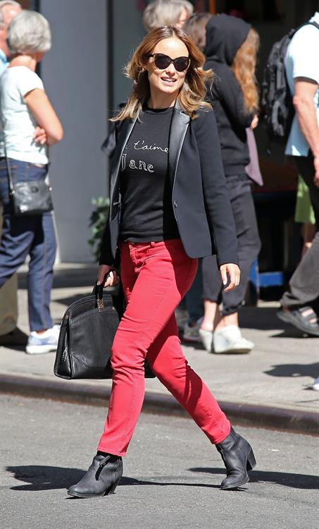 Olivia Wilde at Cafe Gitane in Nolita - September 24, 2012 