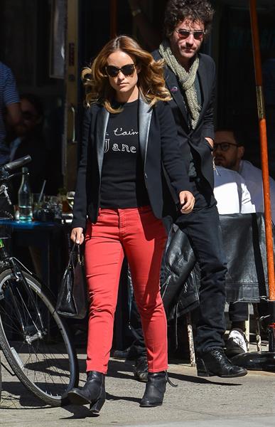 Olivia Wilde at Cafe Gitane in Nolita - September 24, 2012 