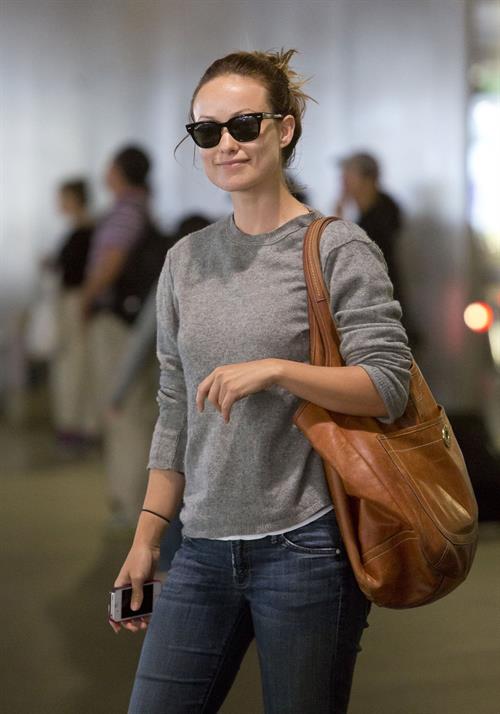 Olivia Wilde - Arrives at LAX Airport - August 13,2012