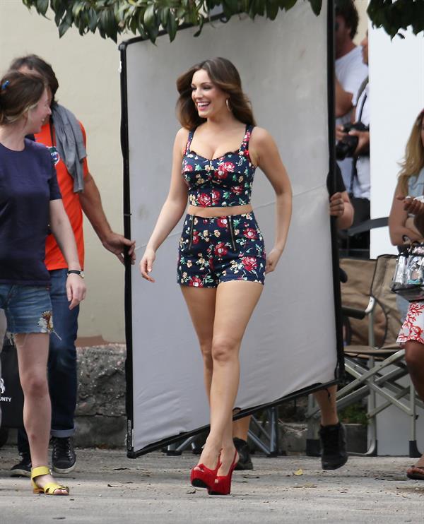 Kelly Brook - New Look Photoshoot In Miami February 4, 2013 