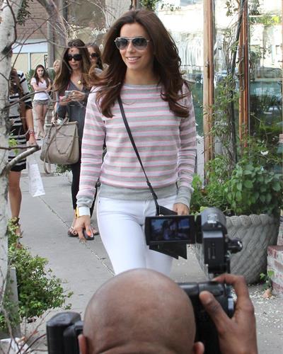 Eva Longoria At Len Paves Salon 02.03.13 