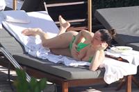 Kelly Brook bikini candids by the pool in Miami 2/1/13 