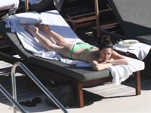 Kelly Brook bikini candids by the pool in Miami 2/1/13 