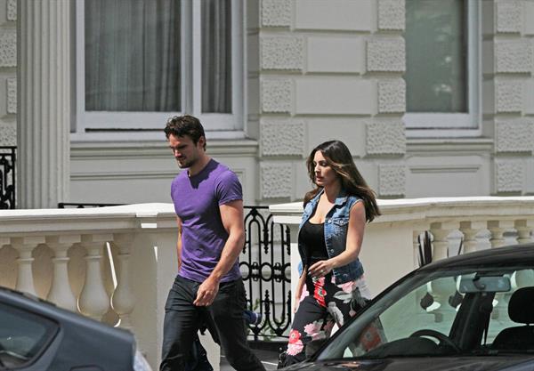 Kelly Brook walking in London - July 30, 2012