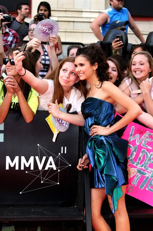Nina Dobrev 22nd Annual Much Music Video Awards at the Much Music HQ on June 19, 2011 