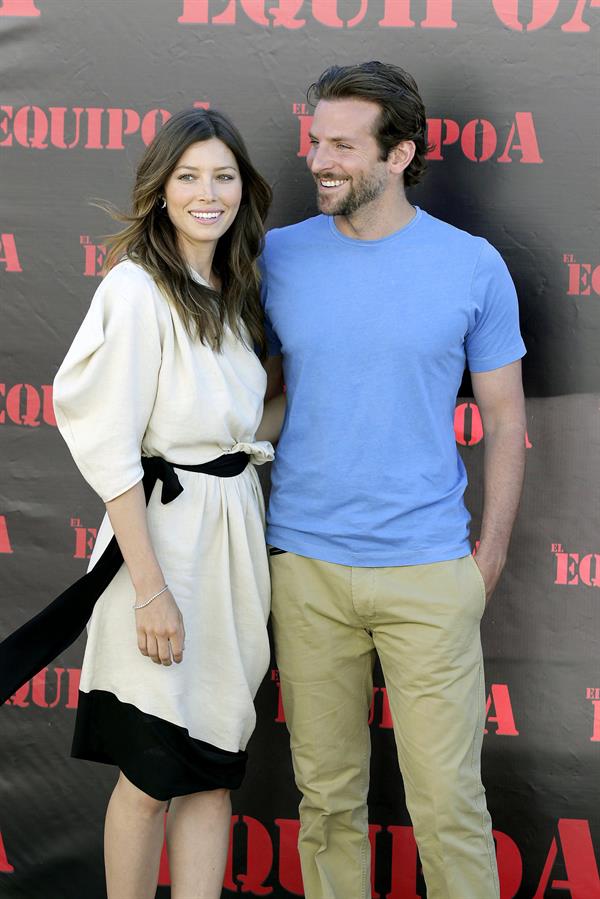 Jessica Biel a team photocall Madrid Spain Juily 25, 1010