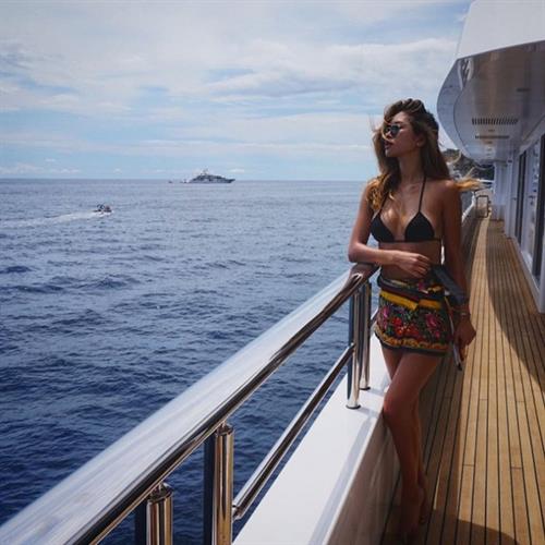Jocelyn Chew in a bikini