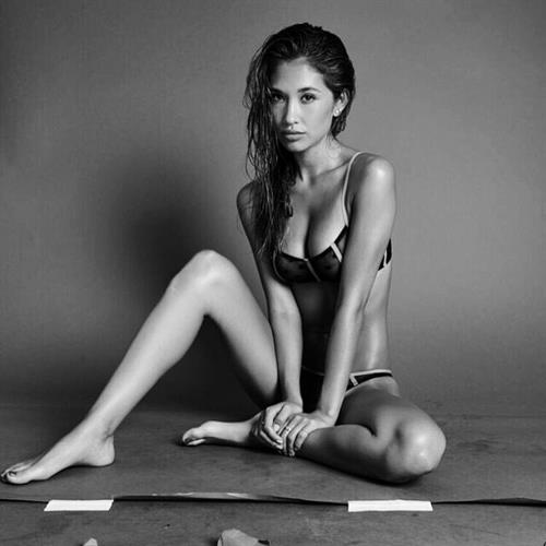 Jocelyn Chew in lingerie