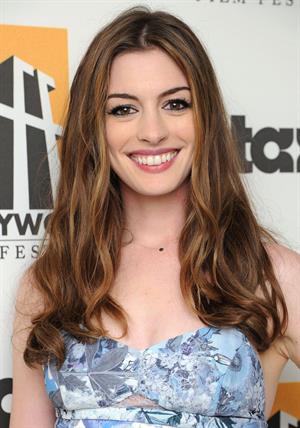 Anne Hathaway 15th annual Hollywood Film Awards Gala October 24, 2011