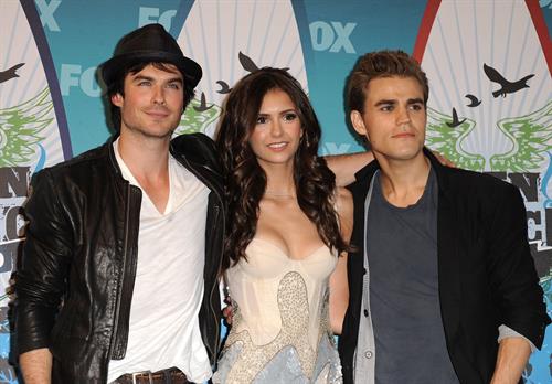 Nina Dobrev 2010 Teen Choice awards at Gibson Amphitheatre on August 8