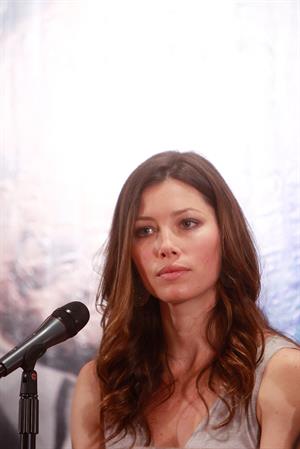 Jessica Biel at a press conference of the A-Team in Mexico City June 1, 2010 