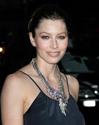 Jessica Biel visits the Late Show with David Letterman in New York City