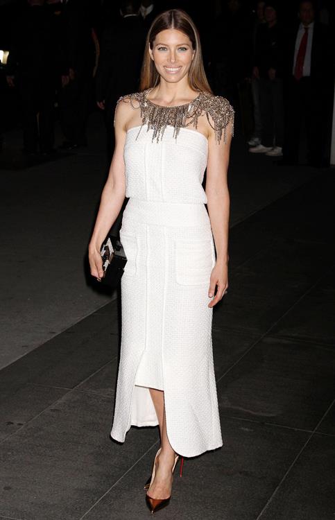 Jessica Biel Museum of Modern Art 2013 Film benefit: A Tribute To Tilda Swinton 