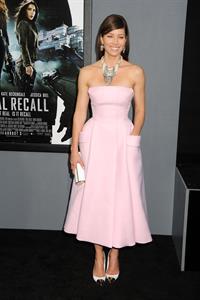 Jessica Biel  Total Recall  Los Angeles Premiere - August 1 2012 