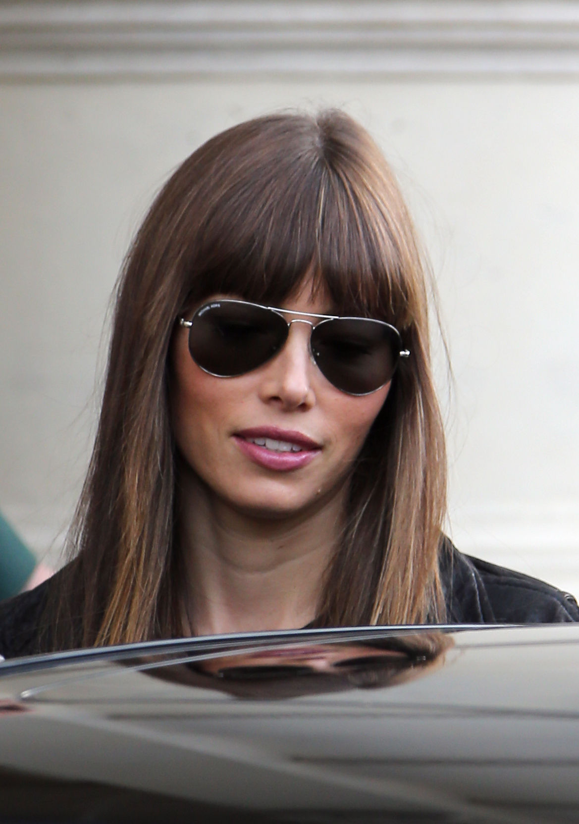 Jessica Biel Arrives at her hotel in Paris - October 7,2012 