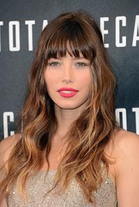 Jessica Biel poses at the Total Recall - Los Angeles Photo Call on July 28, 2012 in Beverly Hills, California